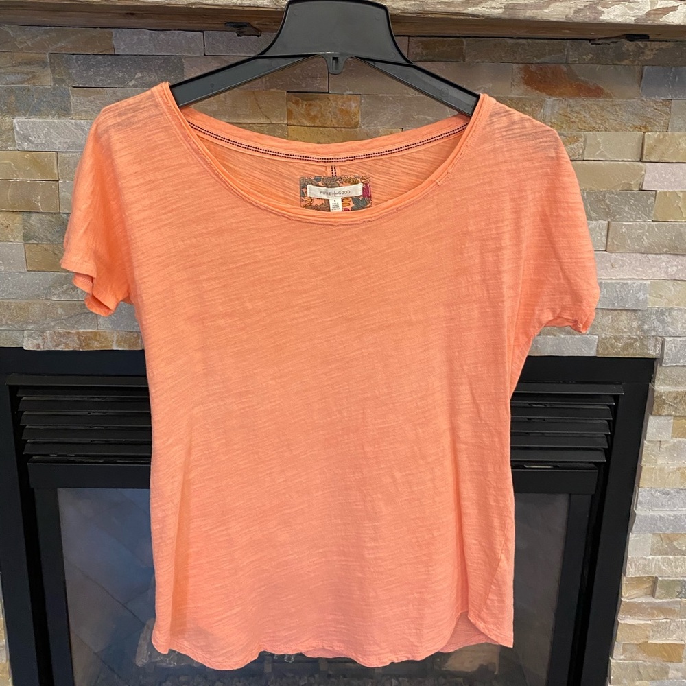 Anthropologie Pure + Good Scoop Neck Tee - NWOT
